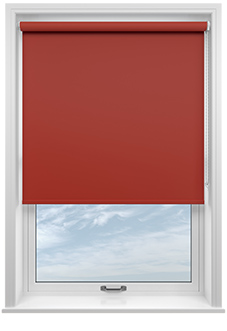 Trinity (Blackout), Poppy Red - Twist&Fit Roller Blind